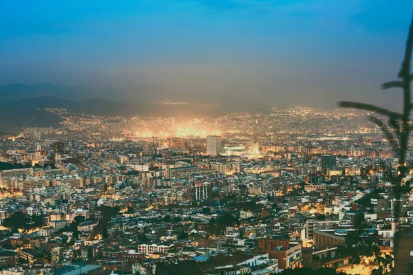 Vista panorâmica de Barcelona — Fotografia de Stock