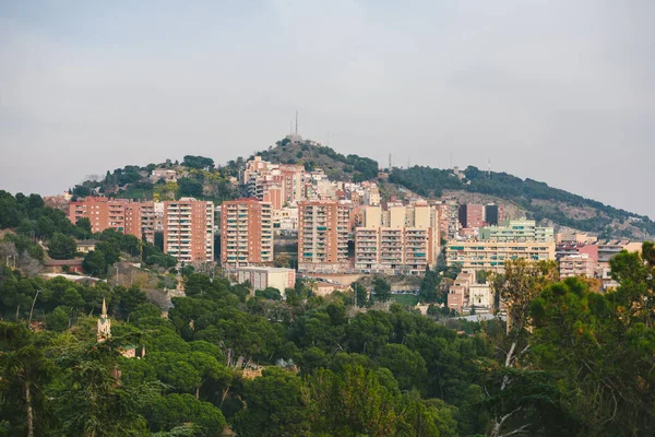 Barselona 'nın panoramik manzarası, İspanya — Stok fotoğraf
