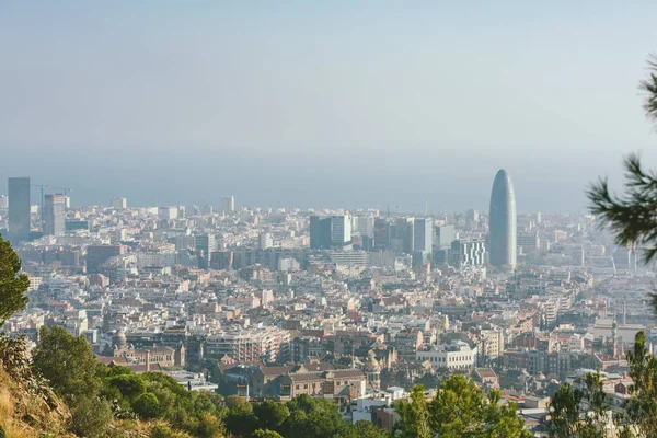 Vista panorâmica de barcelona, Espanha — Fotografia de Stock