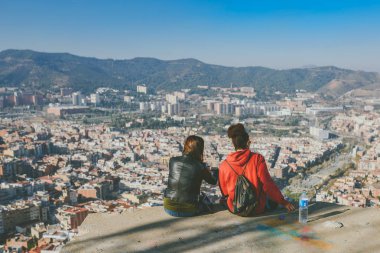 Sığınaklar del Carmel panorama, Barcelona görüntülemek