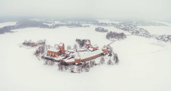 Célèbre château de l'île de Trakai, Lituanie — Photo