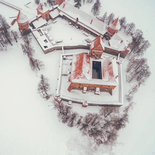 Célèbre château de l'île de Trakai, Lituanie — Photo