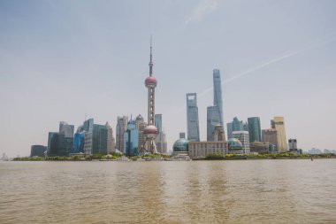 Pudong Yeni alan manzarası, Shanghai, Çin