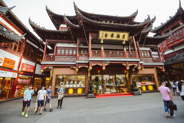 Уличная жизнь в Шанхае, Китай
