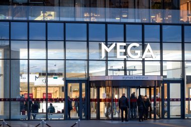 Kaunas, Lithhuania Mega alışveriş ve eğlence merkezi