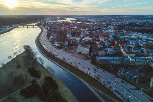 Kaunas cidade velha — Fotografia de Stock