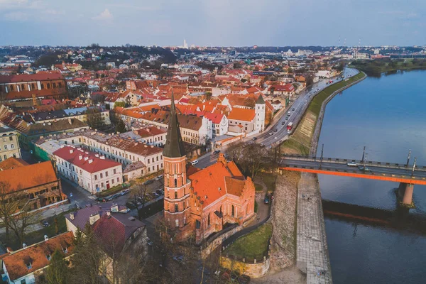 Kaunas cidade velha — Fotografia de Stock