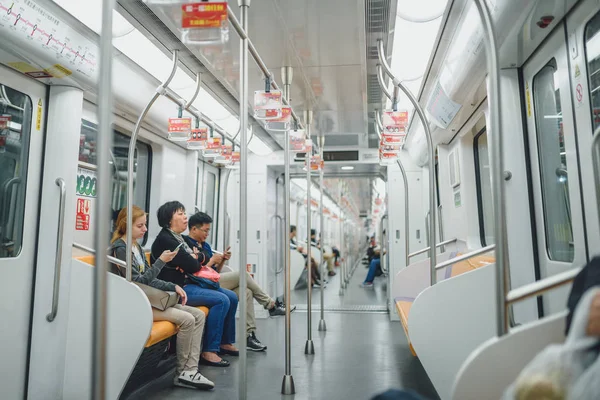 Шанхайский метрополитен — стоковое фото