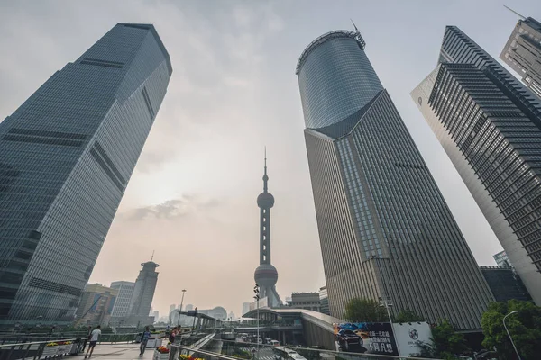 Şangay, Çin 'deki modern binalar — Stok fotoğraf