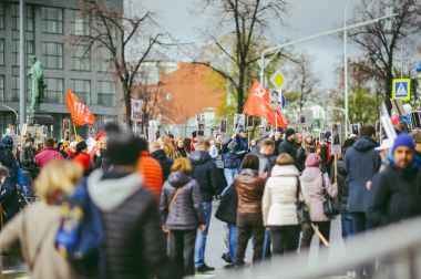 Geçit töreninde Zafer Bayramı, Moskova, Rusya Federasyonu