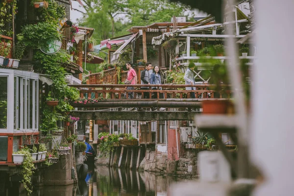 Shanghai Cina Maggio 2016 Zhujiajiao Città Antica — Foto Stock