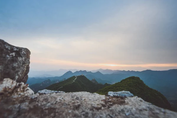 Große Mauer aus Porzellan — Stockfoto