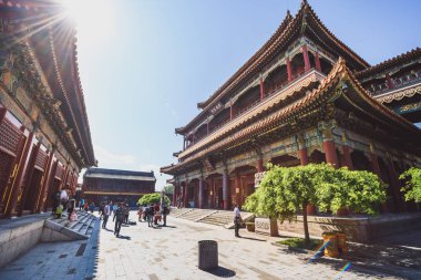 Yonghegong rahipleri, Beijing, Çin