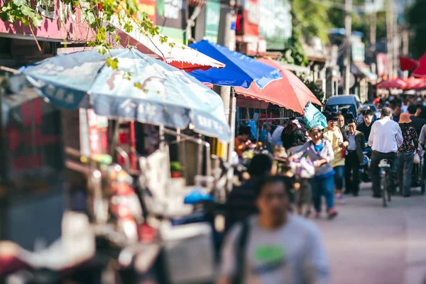 Beijing üzerinde sokak pazarları