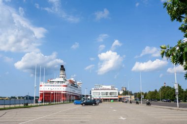Tallink Isabelle gemi Riga yolcu Terminal, Letonya