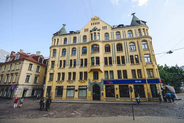 Riga old town in summer, Latvia — Stock Photo, Image