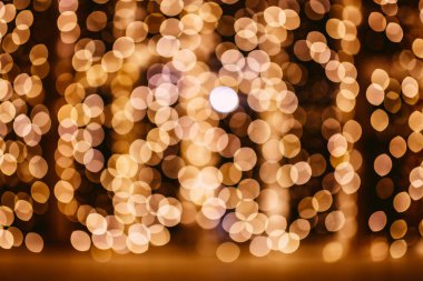 Altın soyut arkaplan, odaklanmış görünüm