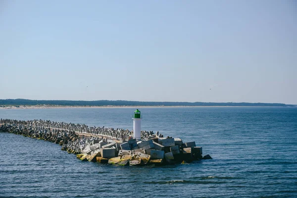 Haven van Ventspils, Letland — Stockfoto