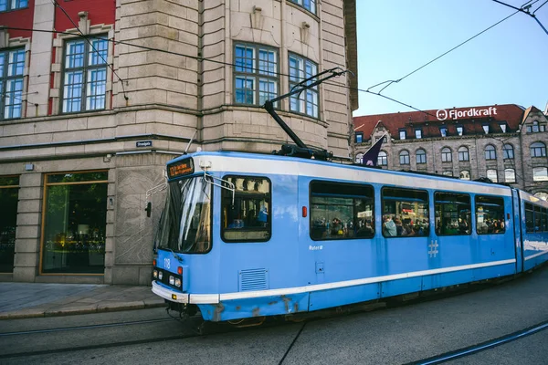 Електричний трамвай (Осло, Норвегія). — стокове фото