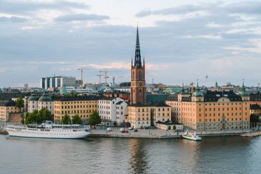 Monteliusvagen tepesinden Stockholm manzarası