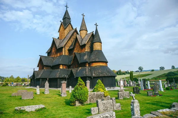 Chiesa del doghe di Heddal, Norvegia — Foto Stock