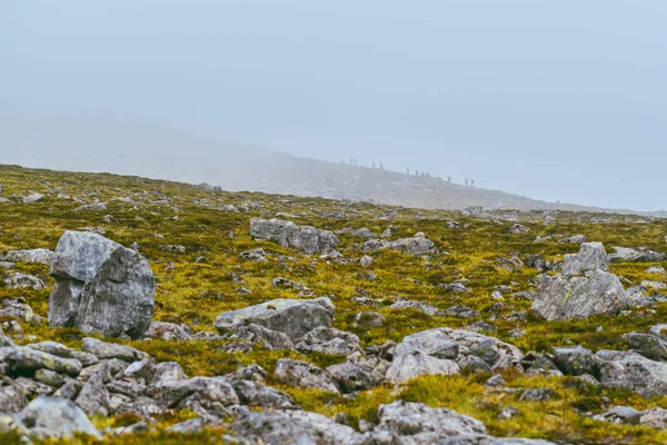 Escursioni sul crinale di Romsdalseggen in Norvegia — Foto Stock