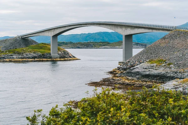 Atlantic Ocean Road, Norsko — Stock fotografie