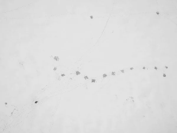 Frozen Kaunas sea. Drone aerial view — Stock Photo, Image