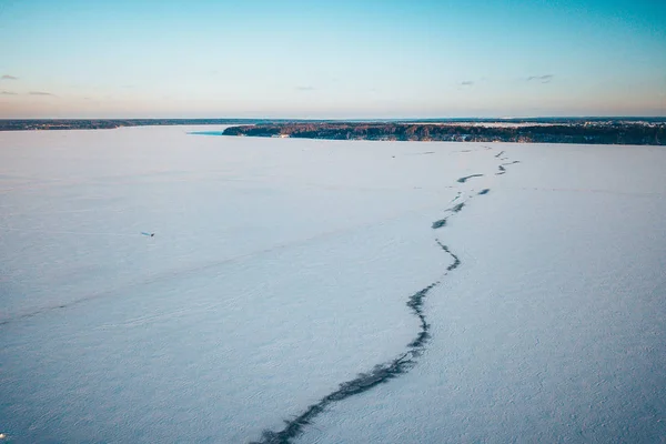 Mare congelato di Kaunas — Foto Stock