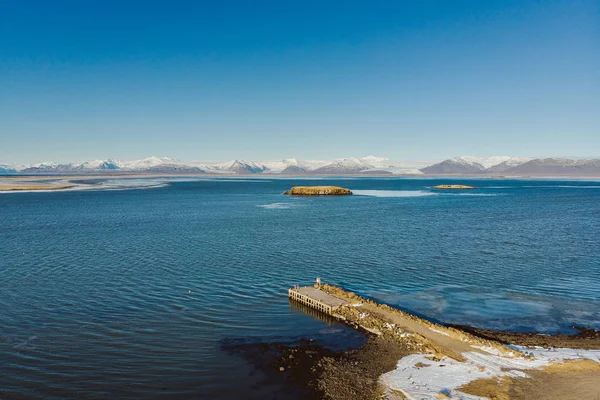 Fjord na Islandu — Stock fotografie