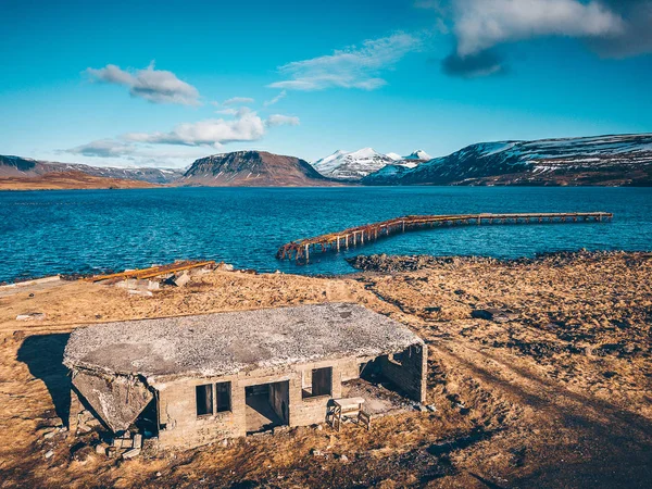 Hvammsvik opustil farmu na Islandu — Stock fotografie
