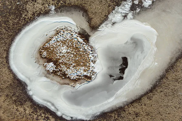 Paisagem congelada na Islândia Imagens De Bancos De Imagens Sem Royalties