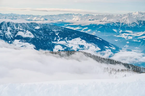 Estación Esquí Kronplatz Dolomitas Italianas Durante Soleado Día Invierno Europa — Foto de Stock