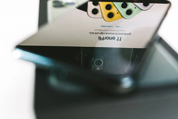 Unboxing A New Flagship Apple Iphone 11 Pro Max Digital Cutting Edge Stock Photo Unboxing A New Flagship Apple Iphone 11 Pro Max Digital Cutting Edge Stock Photo