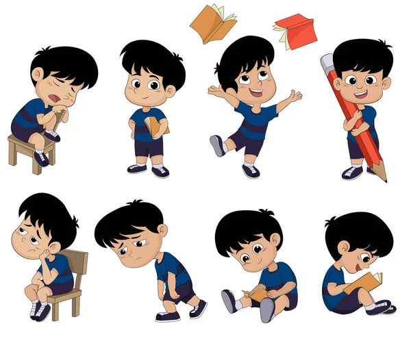 Bütün çocuklar farklı okula learning.back hakkında poz.