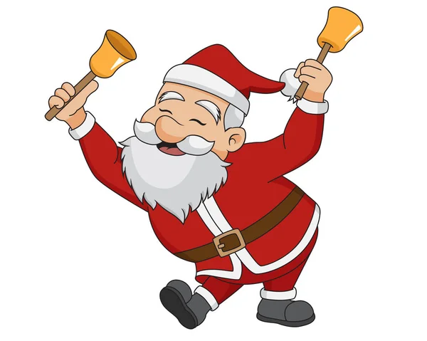 Navidad Santa Claus.vector e ilustración . — Vector de stock