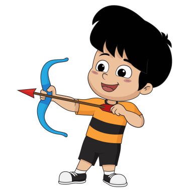 Çocuk bir spor okçuluk devreye girer.