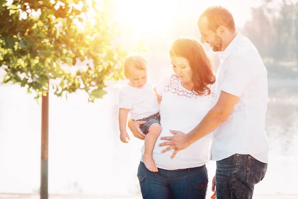 Happy Family Portret — Stockfoto