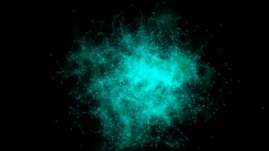 Bitcoin sembolü Blockchain soyut arka plan bulanık üzerinde