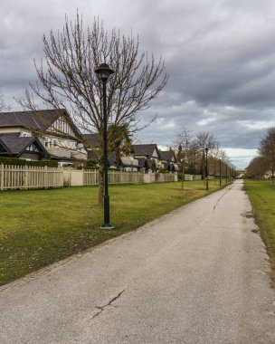 Richmond Kanada - 25 Şubat 2017 geçit binalar boyunca uzun