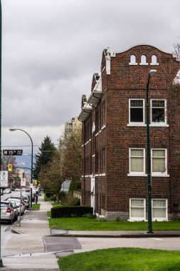 Vancouver Kanada - 23 Şubat 2017 mimari Hemlock Street