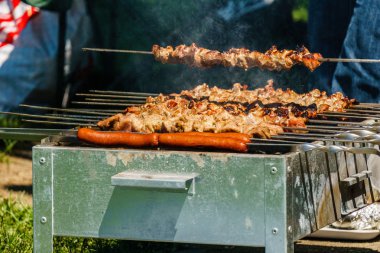 Barbekü Izgara yemek domuz eti