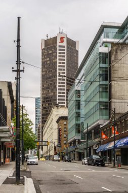 Vancouver Kanada - 13 Mayıs 2017, Mimarlık ve şehir binalar