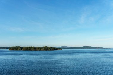 Kuzeybatı Pasifik kıyı şeridi çarpıcı görünümü.