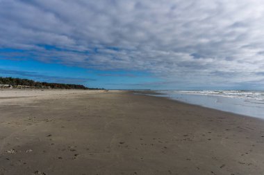 Kuzeybatı Pasifik kıyı şeridi çarpıcı görünümü.