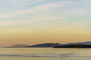 Kuzeybatı Pasifik kıyı şeridi çarpıcı görünümü.