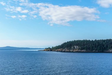 Boğazı of Georgia Vancouver ve Victoria British Columbia Kanada arasında.