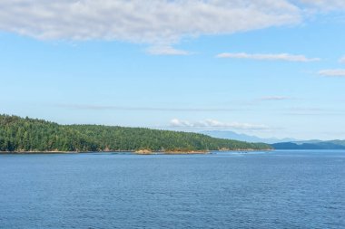 Boğazı of Georgia Vancouver ve Victoria British Columbia Kanada arasında.