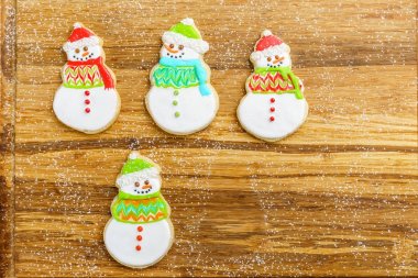 Noel farklı form tanımlama bilgilerini kış selebration arka planı.