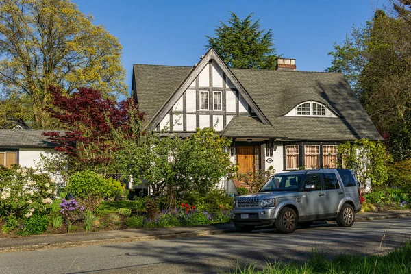 VANCOUVER, COLUMBIA BRITISH, CANADA - 24 de abril de 2019: Parque lindo Quilchena durante a primavera British Columbia Canada . — Fotografia de Stock